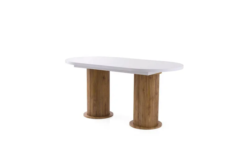 Samtens Ruokapöytä 180 cm Soikea, Valkoinen