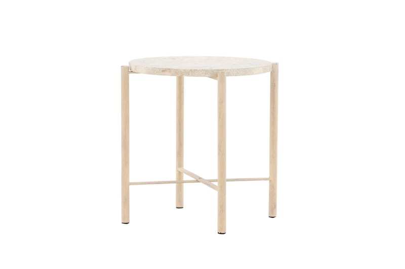 Sandhamn-sohvapöytä 40 cm pyöreä - Beige - Huonekalut - Pöytä & ruokailuryhmä - Sohvapöytä