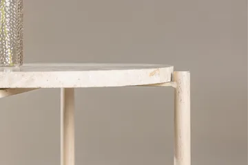 Sandhamn-sohvapöytä 40 cm pyöreä - Beige - Huonekalut - Pöytä & ruokailuryhmä - Sohvapöytä