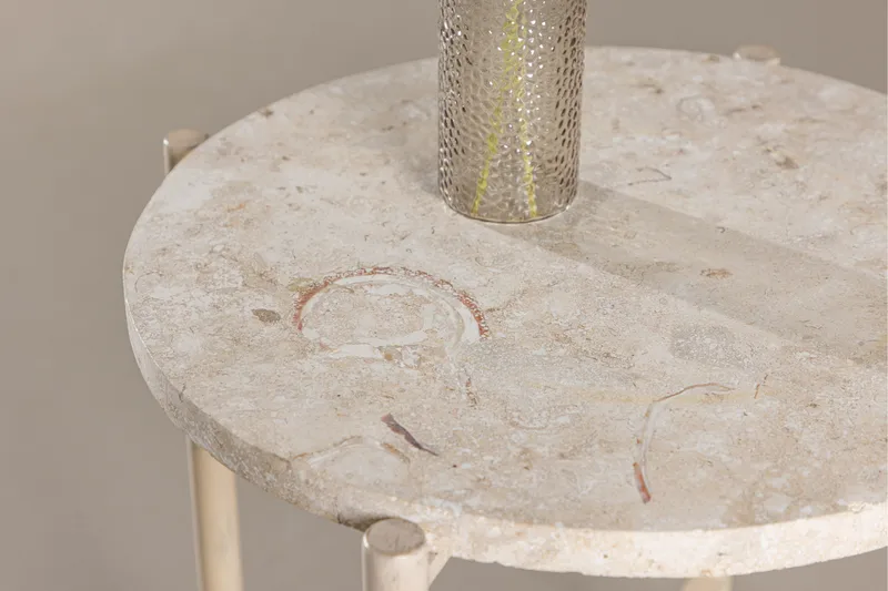 Sandhamn-sohvapöytä 40 cm pyöreä - Beige - Huonekalut - Pöytä & ruokailuryhmä - Sohvapöytä