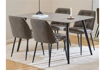 Sanjoan Ruokailuryhmä 140 Cm + 4 Zabinka Ruokatuolia