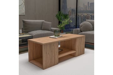 Sarte Sohvapöytä 100x37 cm - Beige/Vaalea Ruskea/Puu - Huonekalut - Pöytä & ruokailuryhmä - Apupöytä & sivupöytä - Sarjapöytä