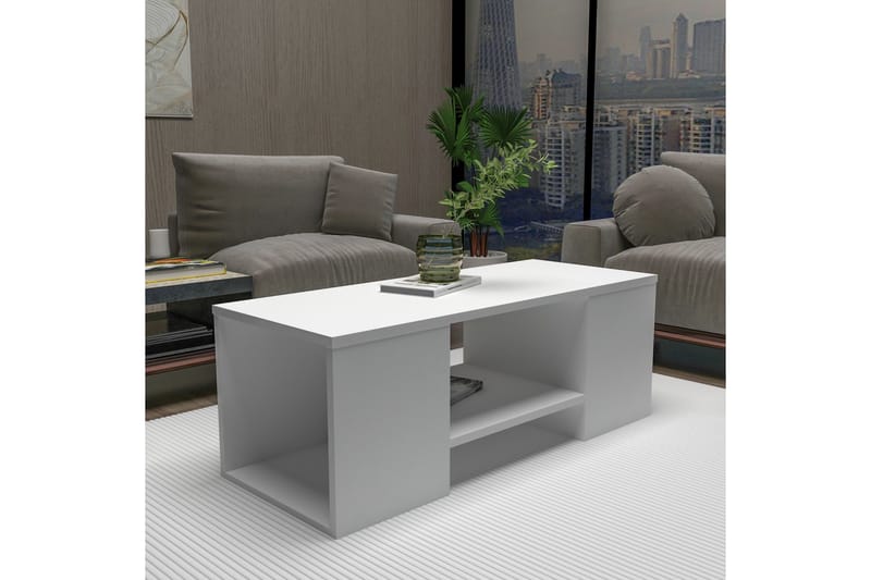 Sarte Sohvapöytä 100x37 cm - Valkoinen - Huonekalut - Pöytä & ruokailuryhmä - Apupöytä & sivupöytä - Sarjapöytä