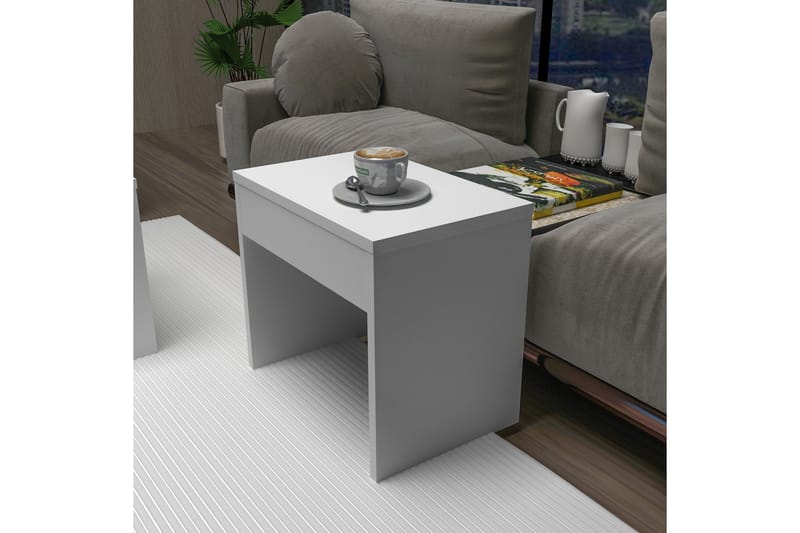 Sarte Sohvapöytä 100x37 cm - Valkoinen - Huonekalut - Pöytä & ruokailuryhmä - Apupöytä & sivupöytä - Sarjapöytä