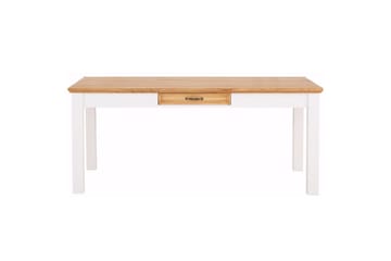 Selma Suorakaiteen Muotoinen Ruokapöytä 180x90 cm - Valkoinen - Huonekalut - Pöytä & ruokailuryhmä - Ruokapöydät & keittiön pöydät