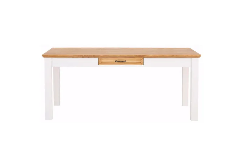 Selma Suorakaiteen Muotoinen Ruokapöytä 180x90 cm - Valkoinen - Huonekalut - Pöytä & ruokailuryhmä - Ruokapöydät & keittiön pöydät