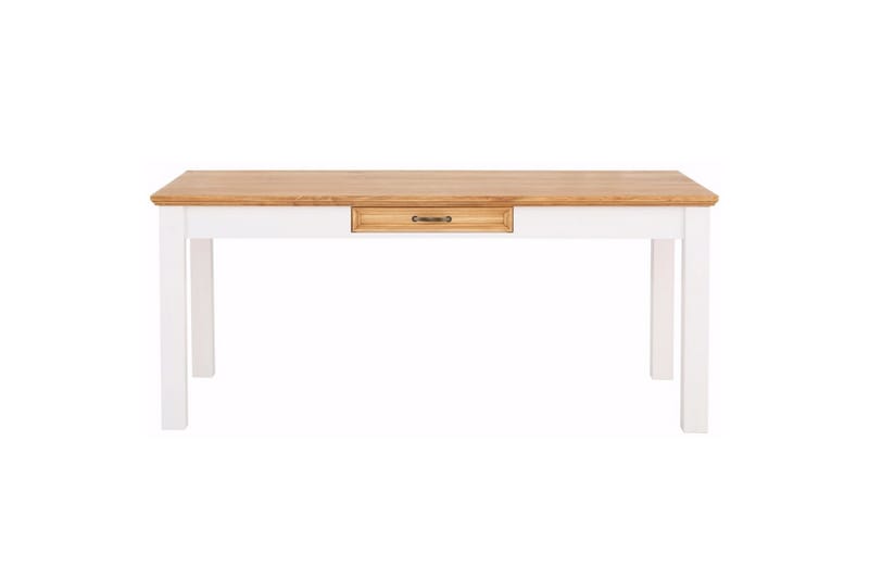 Selma Suorakaiteen Muotoinen Ruokapöytä 180x90 cm - Valkoinen - Huonekalut - Pöytä & ruokailuryhmä - Ruokapöydät & keittiön pöydät