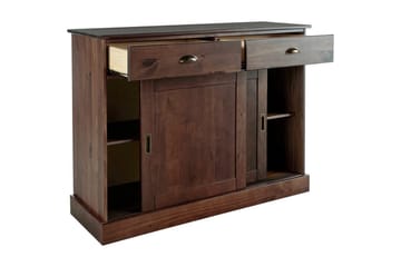Senkkikaappi Harry 115x40x85 cm, Ruskea - 115x40x85 cm, Ruskea - Säilytys - Säilytyskalusteet - Senkki