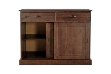 Senkkikaappi Harry 115x40x85 cm, Ruskea - 115x40x85 cm, Ruskea - Säilytys - Säilytyskalusteet - Senkki