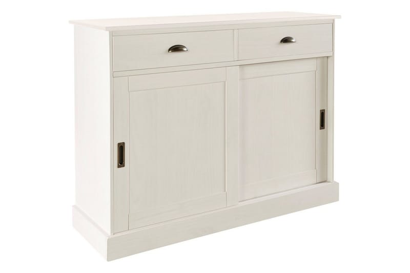 Senkkikaappi Harry 115x40x85 cm, Valkoinen, 115x40x85 cm, Valkoinen