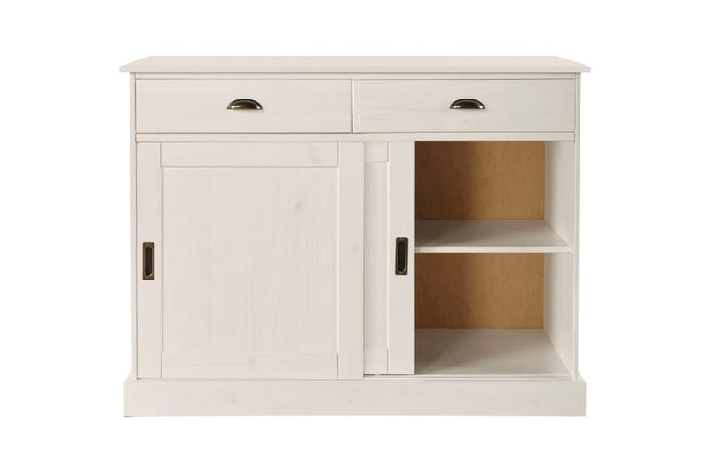 Senkkikaappi Harry 115x40x85 cm, Valkoinen - 115x40x85 cm, Valkoinen - Huonekalut - Pöytä & ruokailuryhmä - Apupöytä & sivupöytä