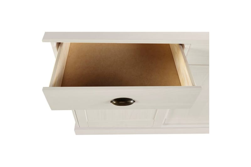 Senkkikaappi Harry 115x40x85 cm, Valkoinen - 115x40x85 cm, Valkoinen - Säilytys - Säilytyskalusteet - Senkki