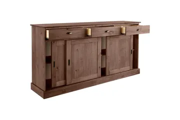 Senkkikaappi Harry 170x40x85 cm, Ruskea - 170x40x85 cm, Ruskea - Säilytys - Säilytyskalusteet - Senkki