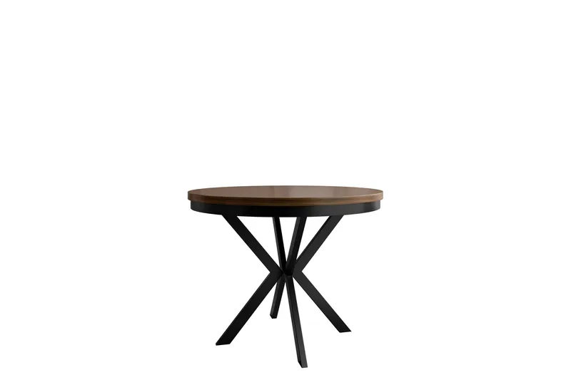 Sereth Ruokapöytä 100 cm, pyöreä - Ruskea/Musta - Huonekalut - Pöytä & ruokailuryhmä - Ruokapöydät & keittiön pöydät