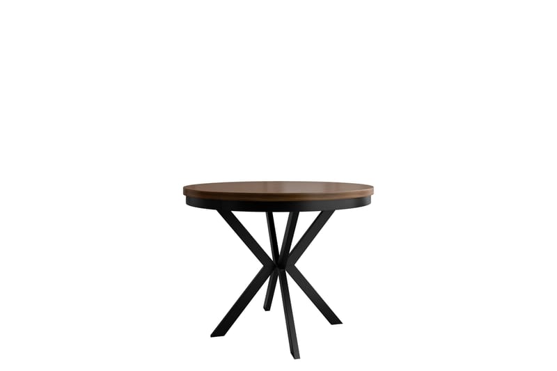 Sereth Ruokapöytä 100 cm, pyöreä - Ruskea/Musta - Huonekalut - Pöytä & ruokailuryhmä - Ruokapöydät & keittiön pöydät