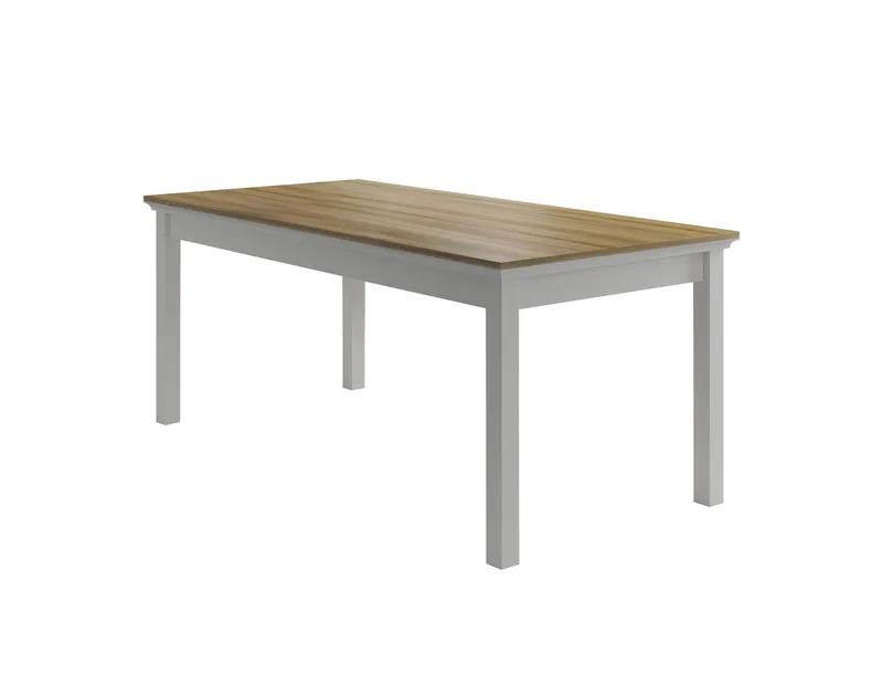 Serina Ruokapöytä 180 cm, Kerma ja harmaa