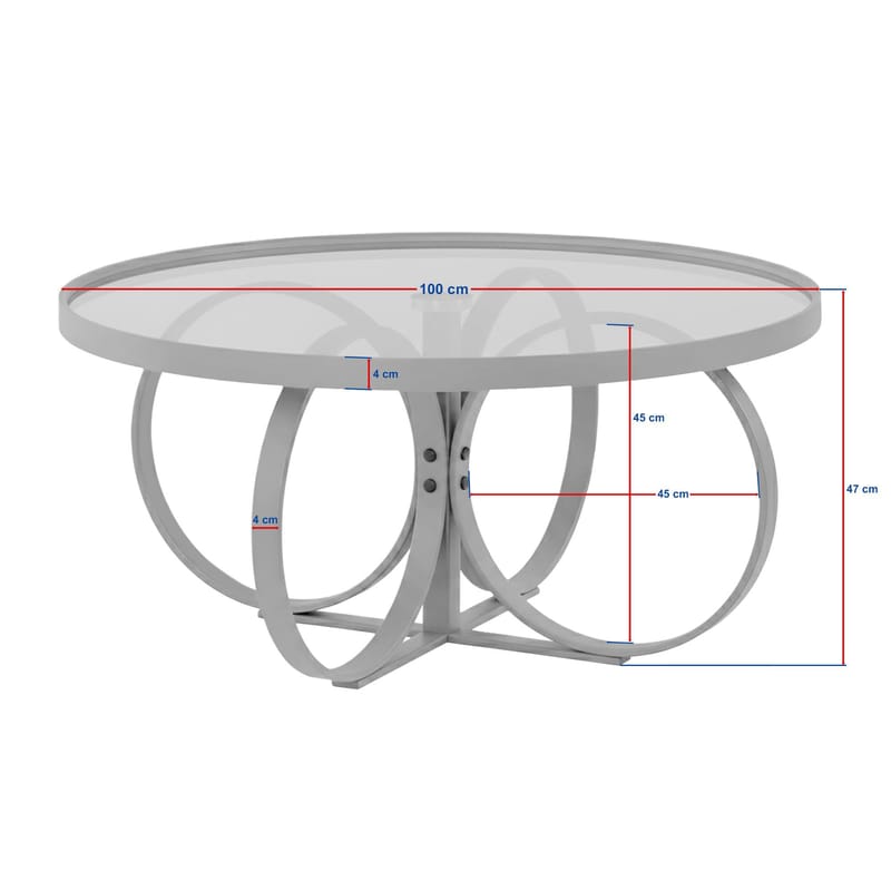 Setira Sohvapöytä 100 cm - Tammi - Huonekalut - Pöytä & ruokailuryhmä - Sohvapöytä