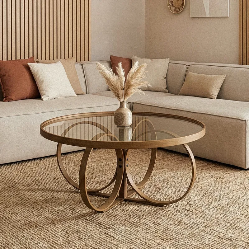 Setira Sohvapöytä 100 cm - Pähkinä - Huonekalut - Pöytä & ruokailuryhmä - Sohvapöytä