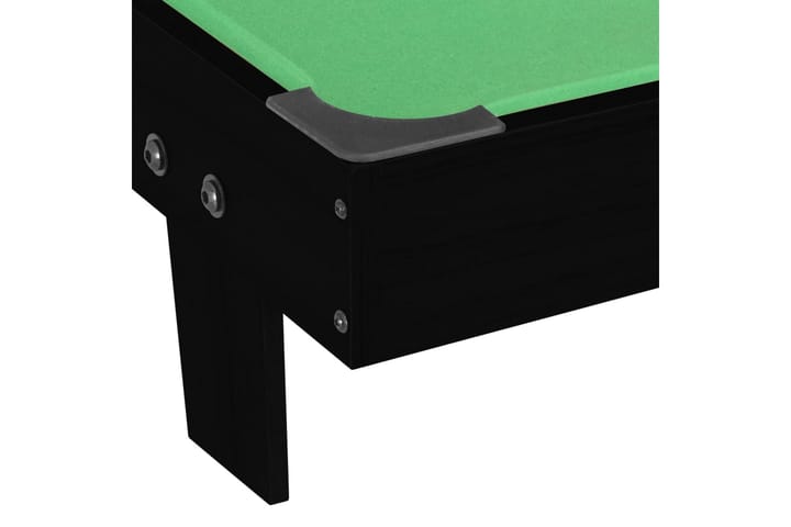 1-metrin minibiljardipöytä 92x52x19 cm musta ja vihreä - Biljardipöytä
