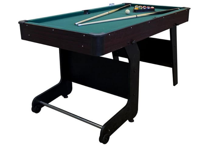 Blackwood Biljardipöytä Taitettava 5' - Musta/Vihreä - Biljardipöytä