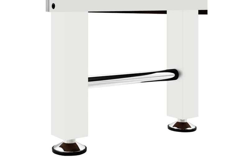 Pöytäjalkapallo teräs 60 kg 140x74,5x87,5 cm valkoinen - Huonekalut - Pöytä & ruokailuryhmä - Seurapelipöytä - Pöytäjalkapallo