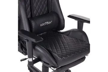 Pelituoli Victory Musta/Valkoinen - Musta/Valkoinen - Huonekalut - Tuoli & nojatuoli - Työtuolit