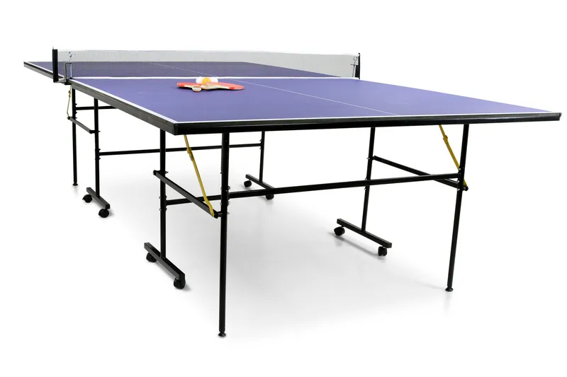 Taittuva pingispöytä, sis. verkon, mailat ja pallot - Huonekalut - Pöytä & ruokailuryhmä - Seurapelipöytä - Pingispöytä