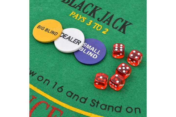 Yhdistetty pokeri/blackjack-setti 600 pelimerkillä Alumiini - Monivärinen - Pokeripöytä