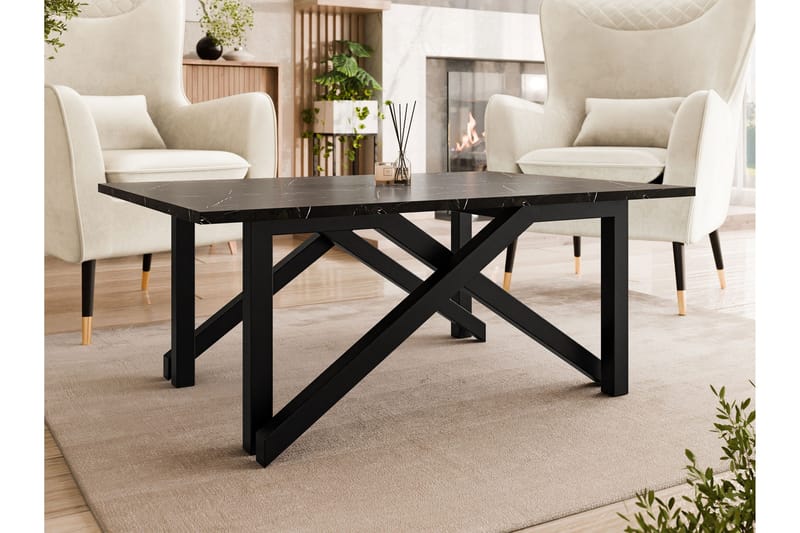 Seyloren Sohvapöytä 100 cm - Musta - Huonekalut - Pöytä & ruokailuryhmä - Sohvapöytä