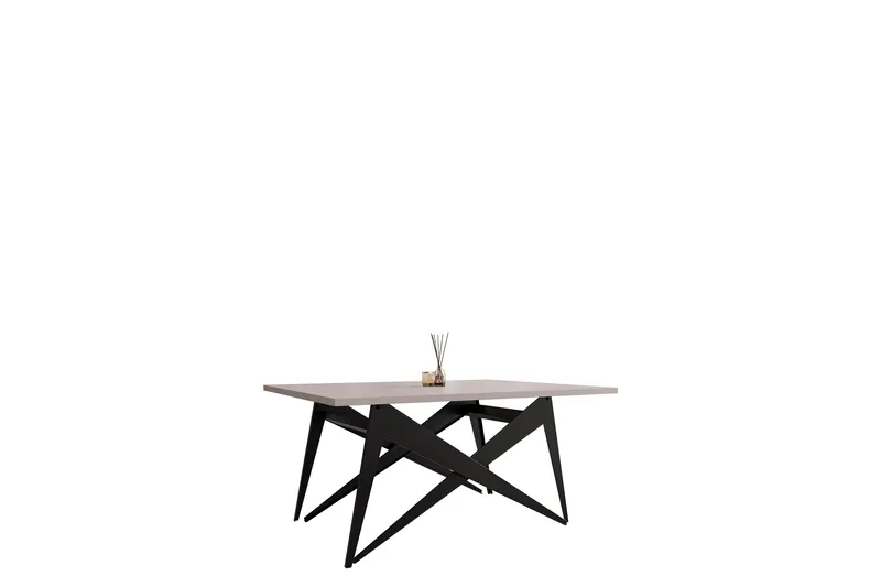 Seyloren Sohvapöytä 90 cm, Musta/Beige