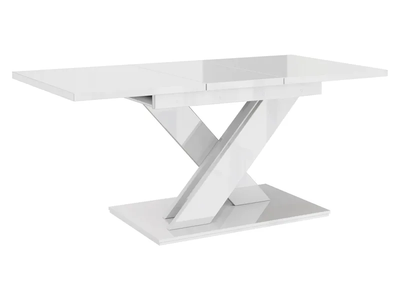 Shea Förlängningsbart Ruokapöytä 140-180 cm suorakulmainen - Valkoinen - Huonekalut - Pöytä & ruokailuryhmä - Ruokapöydät & keittiön pöydät