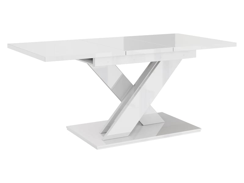 Shea Förlängningsbart Ruokapöytä 140-180 cm suorakulmainen - Valkoinen - Huonekalut - Pöytä & ruokailuryhmä - Ruokapöydät & keittiön pöydät