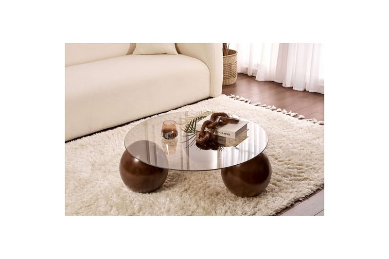 Sibas Sohvapöytä 85 cm - Ruskea - Huonekalut - Pöytä & ruokailuryhmä - Sohvapöytä