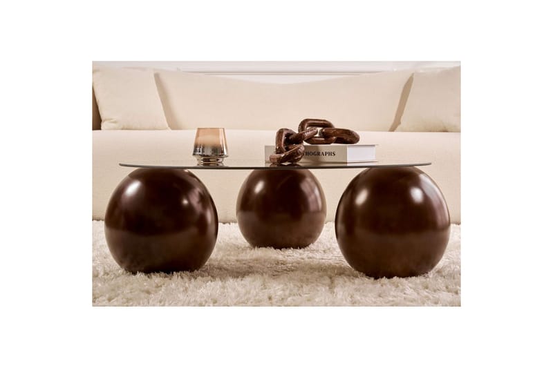 Sibas Sohvapöytä 85 cm - Ruskea - Huonekalut - Pöytä & ruokailuryhmä - Sohvapöytä