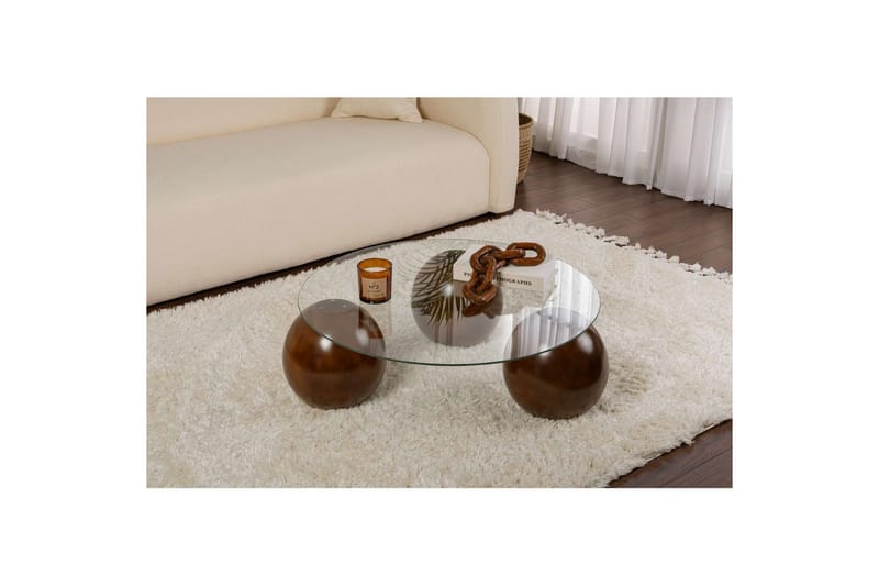 Sibas Sohvapöytä 85 cm - Ruskea - Huonekalut - Pöytä & ruokailuryhmä - Sohvapöytä