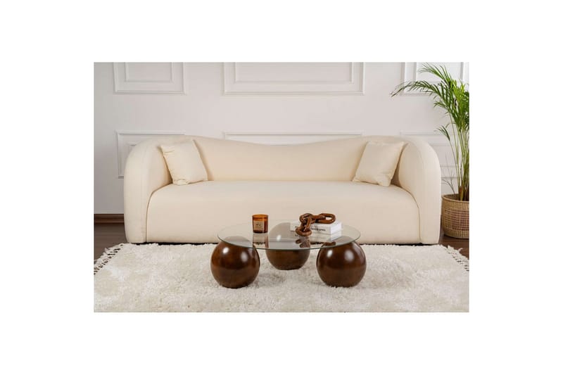 Sibas Sohvapöytä 85 cm - Ruskea - Huonekalut - Pöytä & ruokailuryhmä - Sohvapöytä