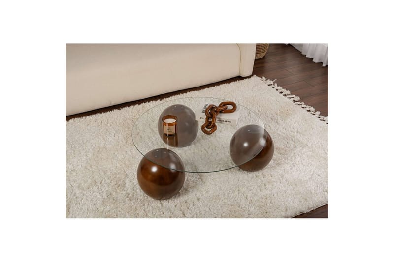 Sibas Sohvapöytä 85 cm - Ruskea - Huonekalut - Pöytä & ruokailuryhmä - Sohvapöytä