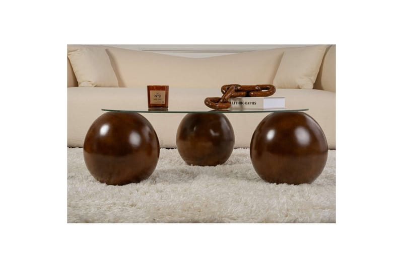 Sibas Sohvapöytä 85 cm - Ruskea - Huonekalut - Pöytä & ruokailuryhmä - Sohvapöytä