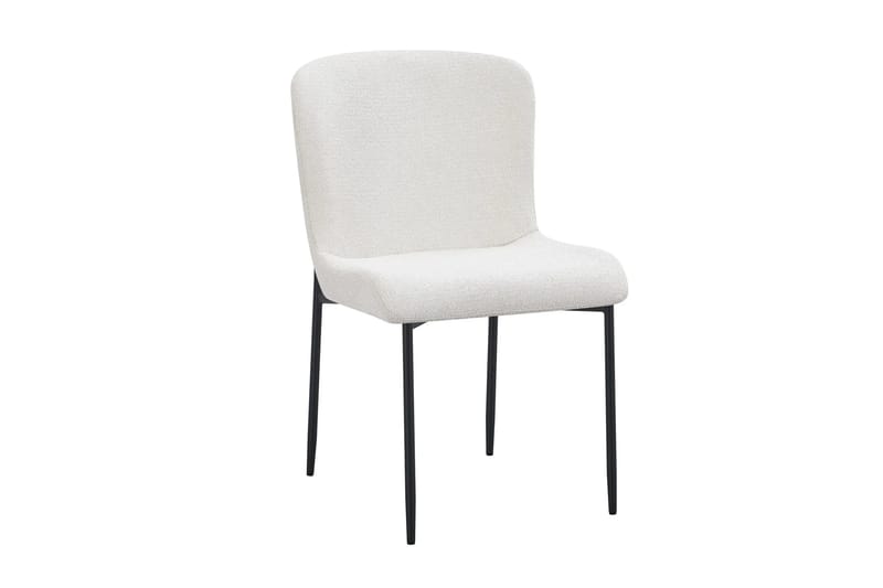 Siena-ruokailuryhmä, pyöreä 110 cm, savustettu tammi, 4 Elsie-ruokatuolia - Savustettu tammi/valkoinen - Huonekalut - Pöytä & ruokailuryhmä - Ruokailuryhmä