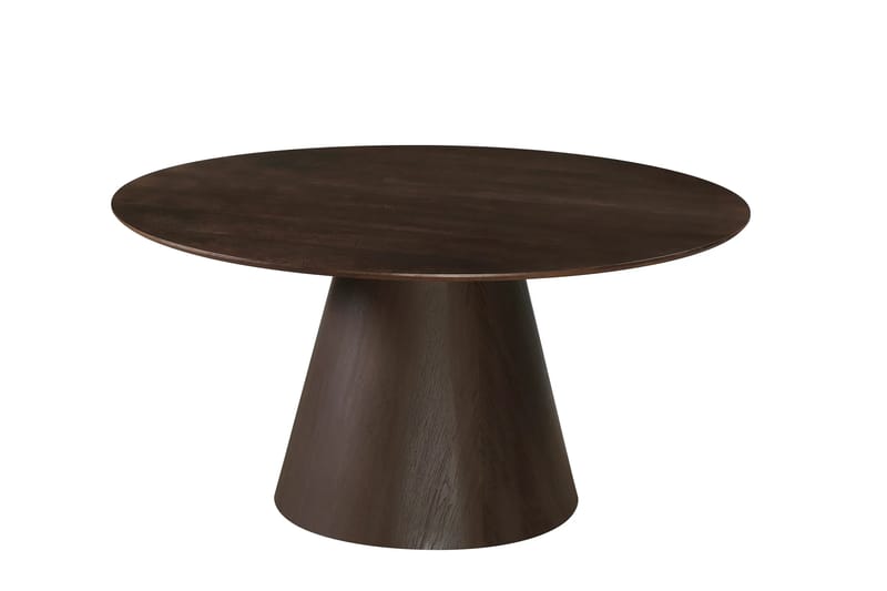 Siena-ruokailuryhmä, pyöreä 150 cm, savustettu tammi, 6 Elsie-ruokatuolia - Savustettu tammi/beige - Huonekalut - Pöytä & ruokailuryhmä - Ruokailuryhmä