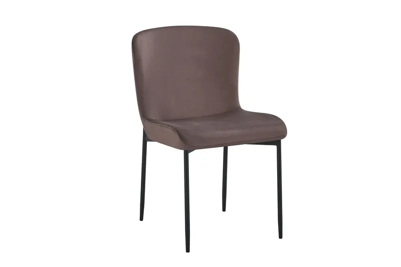 Siena Ruokailuryhmä Pyöreä 150 cm Pähkinä ja 6 Elsie Ruokatuolia - Pähkinä/Ruskea - Huonekalut - Pöytä & ruokailuryhmä - Ruokailuryhmä