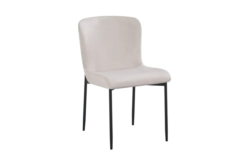 Siena Ruokailuryhmä Pyöreä 150 cm Savustettu Tammi ja 6 Elsie Ruokatuolia - Savustettu Tammi/Beige - Huonekalut - Pöytä & ruokailuryhmä - Ruokailuryhmä