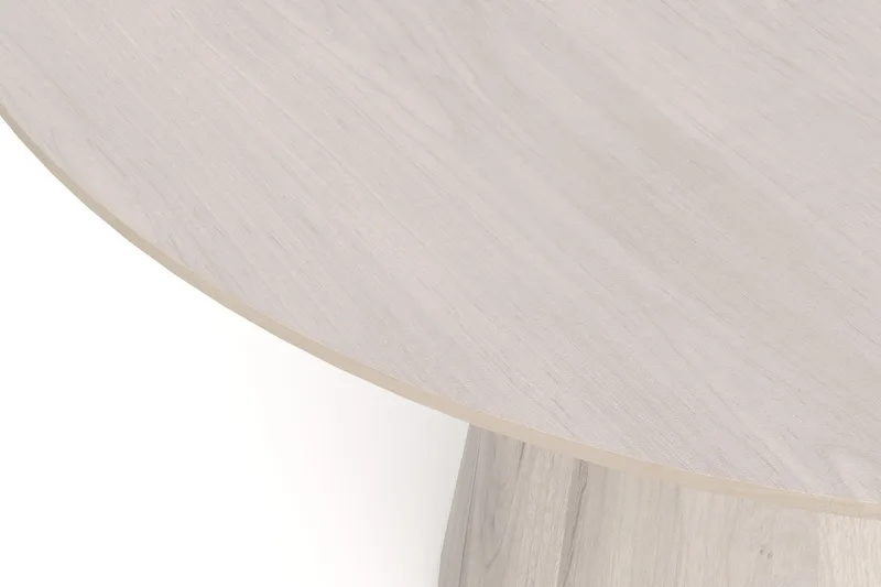 Siena suuri pyöreä ruokapöytä 150 cm, viilu - Valkopigmentoitu - Huonekalut - Pöytä & ruokailuryhmä - Ruokapöydät & keittiön pöydät