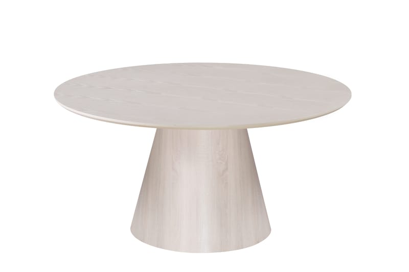 Siena Pyöreä Ruokapöytä 150 cm - Valkopesu - Huonekalut - Pöytä & ruokailuryhmä - Ruokapöydät & keittiön pöydät