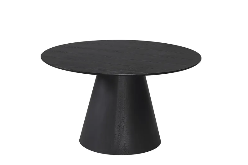 Siena Pyöreä Ruokapöytä 130 cm, Musta