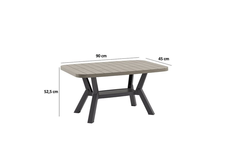 Silva Sohvapöytä 90 cm - Antrasiitti - Huonekalut - Pöytä & ruokailuryhmä - Sohvapöytä