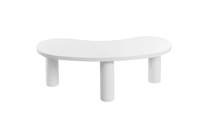 Soffbord Beliani Auburn Ljus trä White, undefined