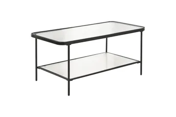 Soffbord Beliani Blair Transparent||Black - Huonekalut - Pöytä & ruokailuryhmä - Sohvapöytä