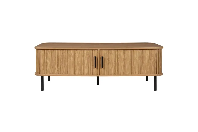 Soffbord Beliani Bradley Light wood||Black - Huonekalut - Pöytä & ruokailuryhmä - Sohvapöytä