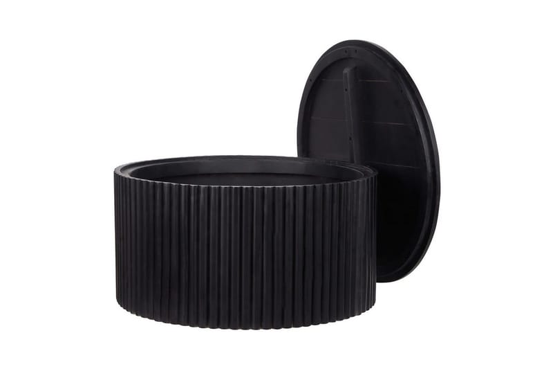 Soffbord Beliani Kirkwood Ljus trä Black - Huonekalut - Pöytä & ruokailuryhmä - Sohvapöytä